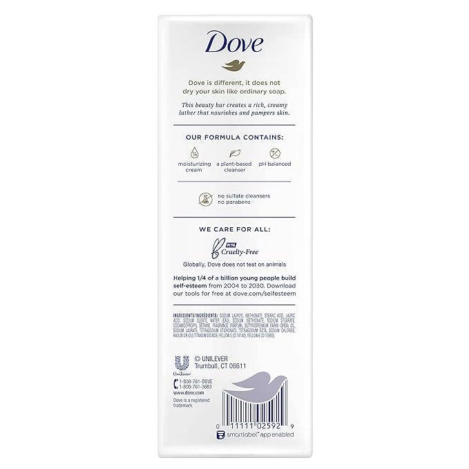 Dove Purely Pampering Beauty Bar, beurre de karité, 4,75 oz - harry'zBOUTIQUE