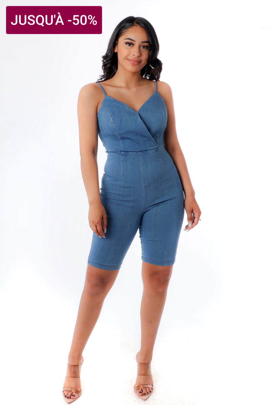 DENIM ROMPER - harry'zBOUTIQUE